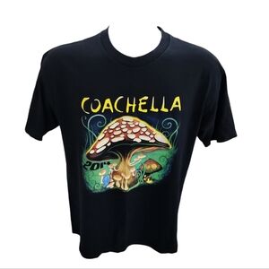 COACHELLA MUSIC FESTIVAL 2014 VINTAGE T SHIRT RARE OUTKAST MUSE ARCADE FIRE KID